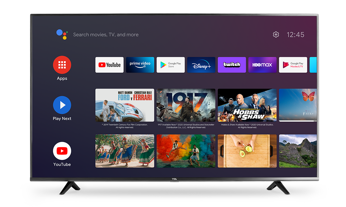 TCL 50" Class 4Series 4K UHD HDR LED Smart Android TV 50S434 TCL